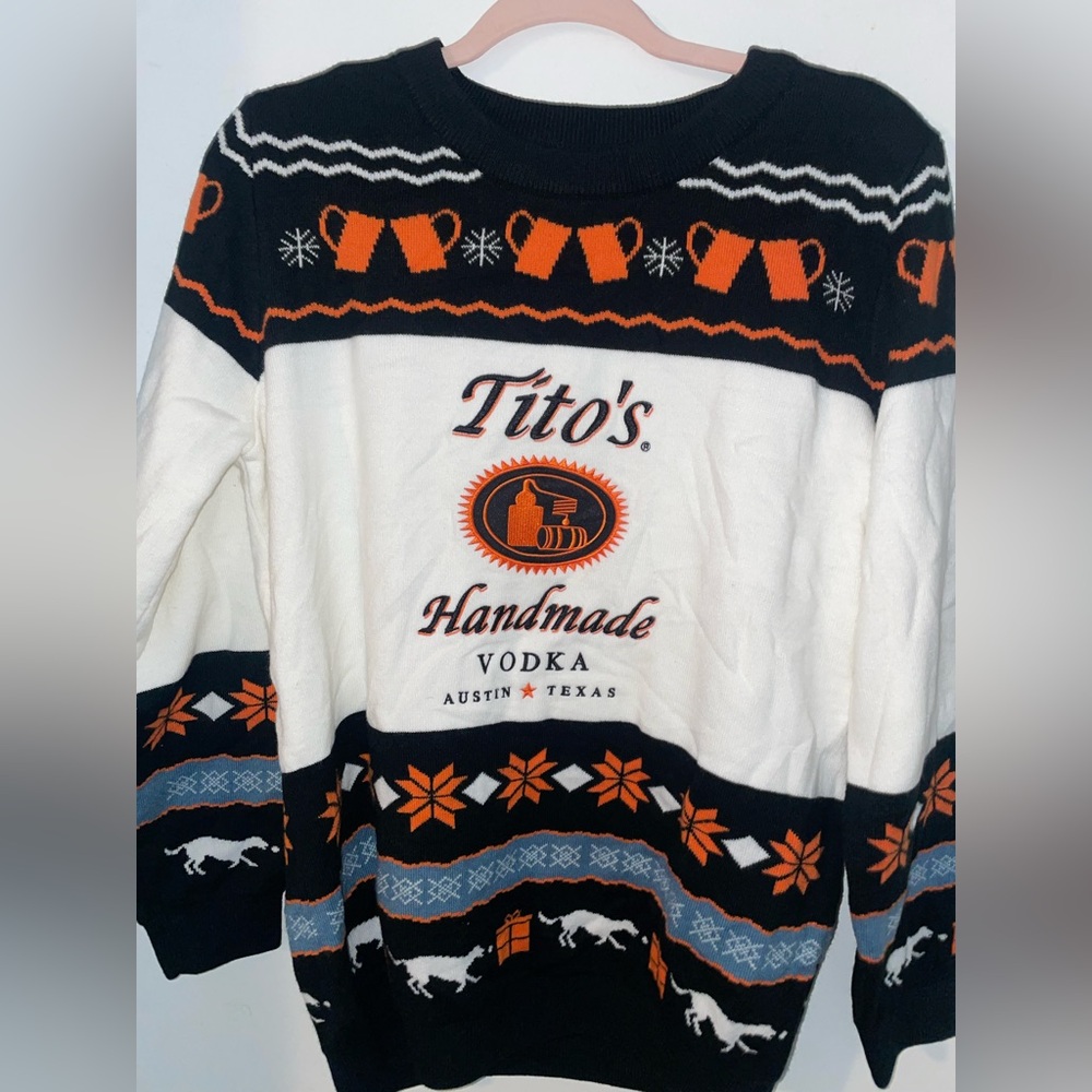 Tito’s Vodka Sweater Size Medium